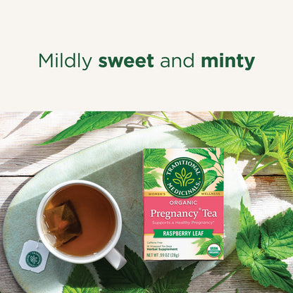 Traditional Medicinals Tea, Organic Healthy Cycle, Supports Healthy Menstrual Cycles, Includes Spearmint,16 Tea Bags - Nirvana Guru