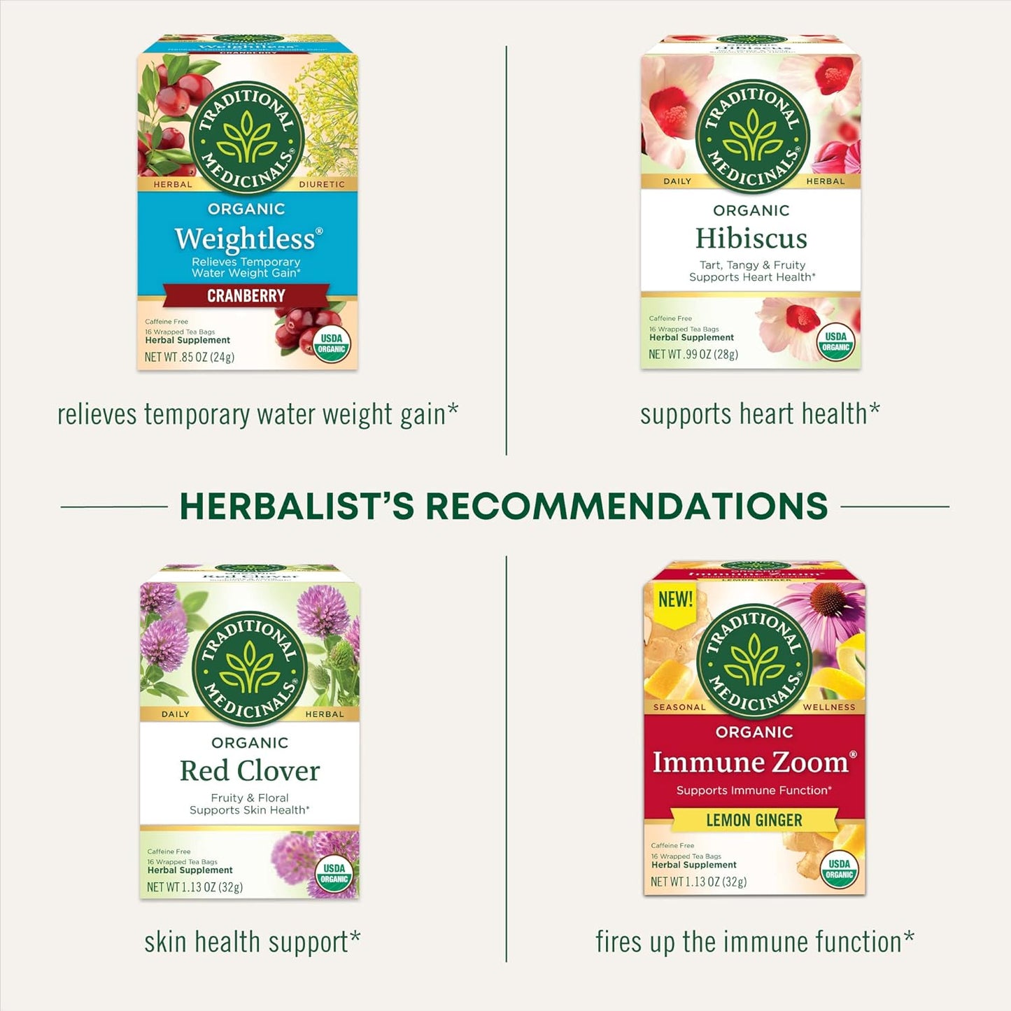 Traditional Medicinals Organic Dandelion Leaf & Root Herbal Tea (Pack of 1), Supports Kidney Function and Healthy Digestion, 16 Tea Bags Total - Nirvana Guru