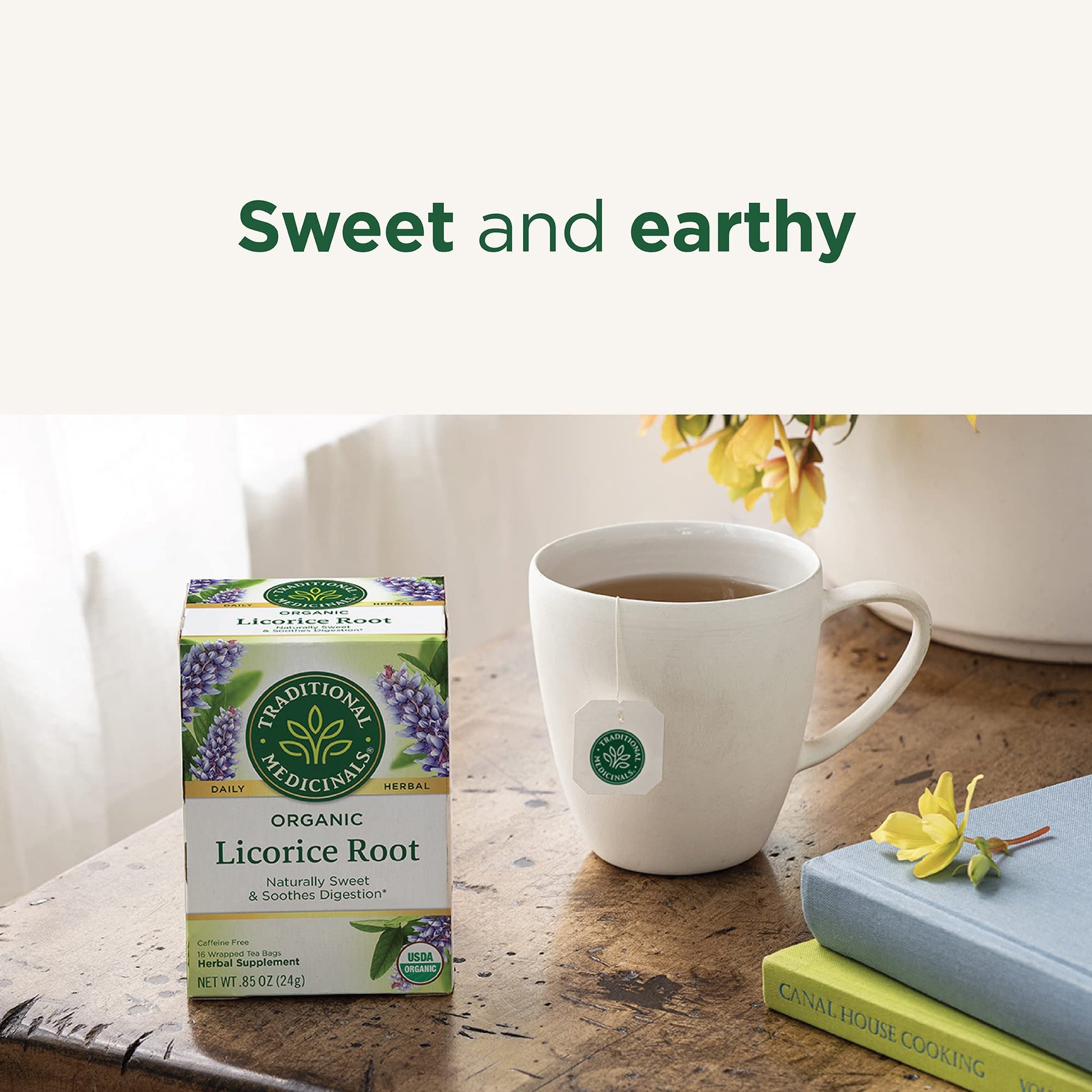 Traditional Medicinals Organic Red Clover, Caffeine Free, 16 Wrapped Tea Bags, 1.13 oz (32 g) - Nirvana Guru