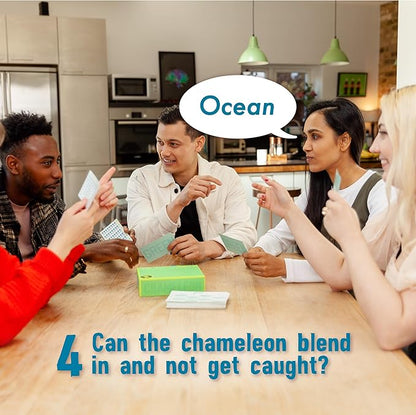 The Chameleon: Award-Winning Bluffing Board Game for Family, Adults & Friends | Includes 80 Extra Secret Words | Who is The Imposter? Nirvana Guru