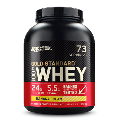 Optimum Nutrition Gold Standard 100% Whey Protein Powder, Double Rich Chocolate, 2 Pound (Packaging May Vary) - Nirvana Guru