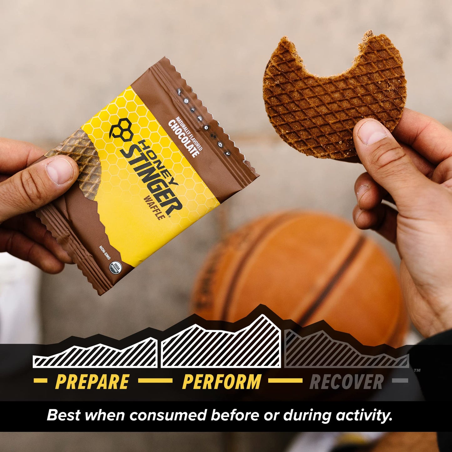 Honey Stinger Organic Honey Waffle Energy Stroopwafel for Exercise, Endurance and Performance Sports Nutrition for Home & Gym, Pre and Post Workout Box of 16 Waffles, 16.96 Ounce (Pack of 16)