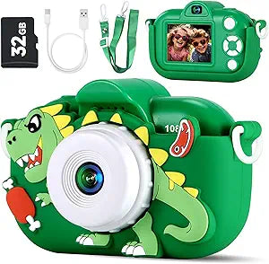 Kids Camera Boys Toys for 3 4 5 6 7 8 9 Years Old Boys, 48MP Dual Lens Kids Digital Camera Christmas Birthday Gifts, 1080P HD Video Selfie Toddler Camera with 32G SD Card nirvanaguru