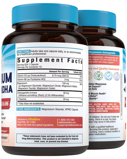 10 in 1 Magnesium Complex, 420mg Elemental Magnesium | Ultra Strength, Max Absorption | Chelated Magnesium Supplement for Sleep, Nerves & Heart Health | Non-GMO, 120 Vegan Capsules Nirvana Guru