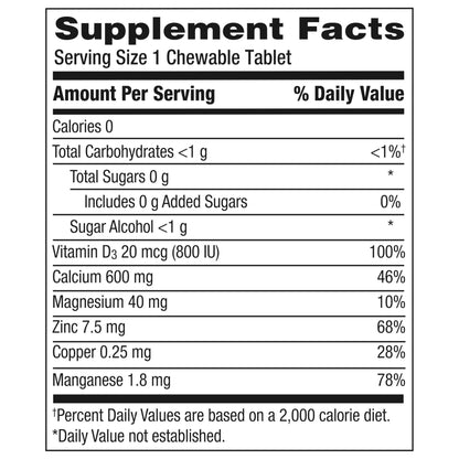 Caltrate Chewables 600 +D3 Plus Minerals Calcium and Vitamin D, Sugar Free, Cherry, Orange and Fruit Punch, 155 count Nirvana Guru