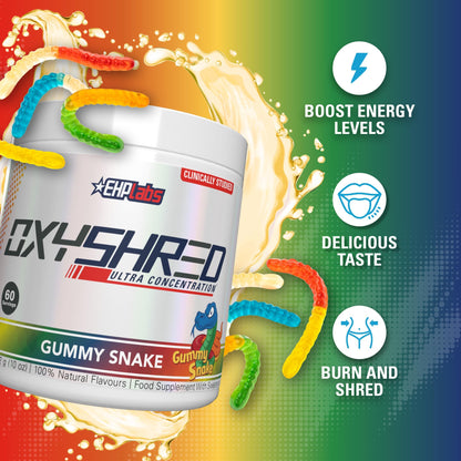 EHP Labs OxyShred Pre Workout Powder - Preworkout Powder with L Glutamine & Acetyl L Carnitine, Energy Boost Drink - Mango, 60 Servings Nirvana Guru