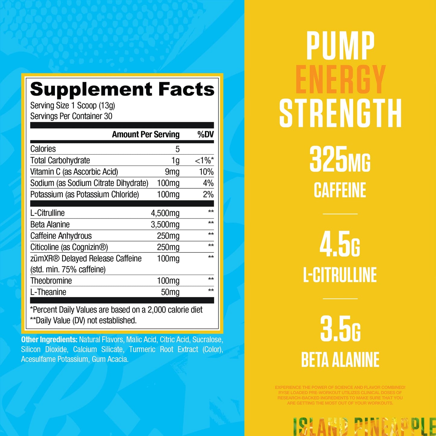 RYSE Loaded Pre Workout Powder - Ring Pop Cherry - Daily Pre-Workout for Men & Women with 325mg Caffeine, Beta Alanine, and Citrulline for Pump, Focus, and Energy - 30 Servings Nirvana Guru