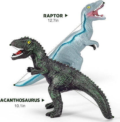 7 Piece Jumbo Dinosaur Toys Big Dinosaur Toy for Boys Realistic Giant Dinosaur Toys for Kids 3-5 - Perfect Dinosaur Gifts for Kids Nirvana Guru