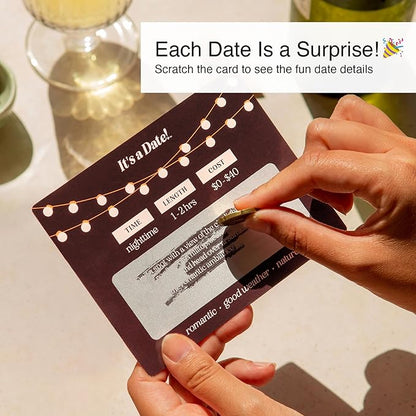 It's a Date!, 40 Fun and Romantic Scratch Off Date Night Ideas for Him, Her, Girlfriend, Boyfriend, Wife, Husband & Couples, for Men for Women nirvanaguru
