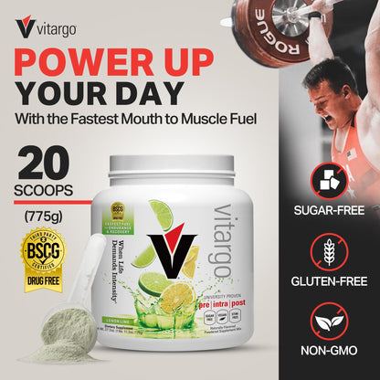 Vitargo Carbohydrate Powder, 2X Faster Absorbing, 4.4 LB Plain, Pre, Intra & Post, Sugar-Free Complex Carb Powder for Recovery, Endurance & Muscle Gain, Made in USA Nirvana Guru