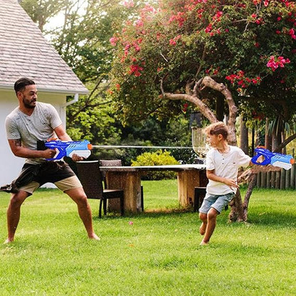 Quanquer 3 Pack Water Guns for Kids Adults - 600CC Squirt Water Toy Gun Super Blaster Soaker Long Range High Capacity Swimming Pool Beach Outdoor Fighting Toy for Boys Girls (Blue) nirvanaguru