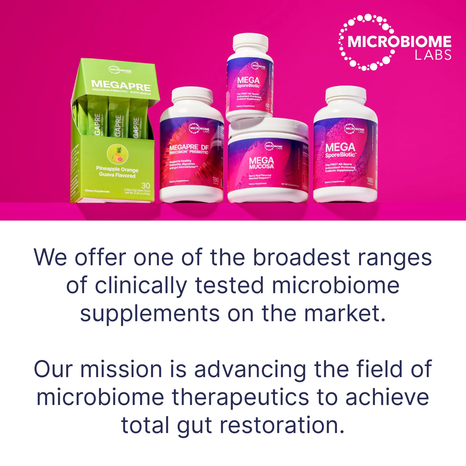 Microbiome Labs MegaSporeBiotic Probiotics for Women & Men - Spore Based Probiotics for Digestive Health - Shelf Stable & Travel-Friendly (60 Capsules) - Nirvana Guru