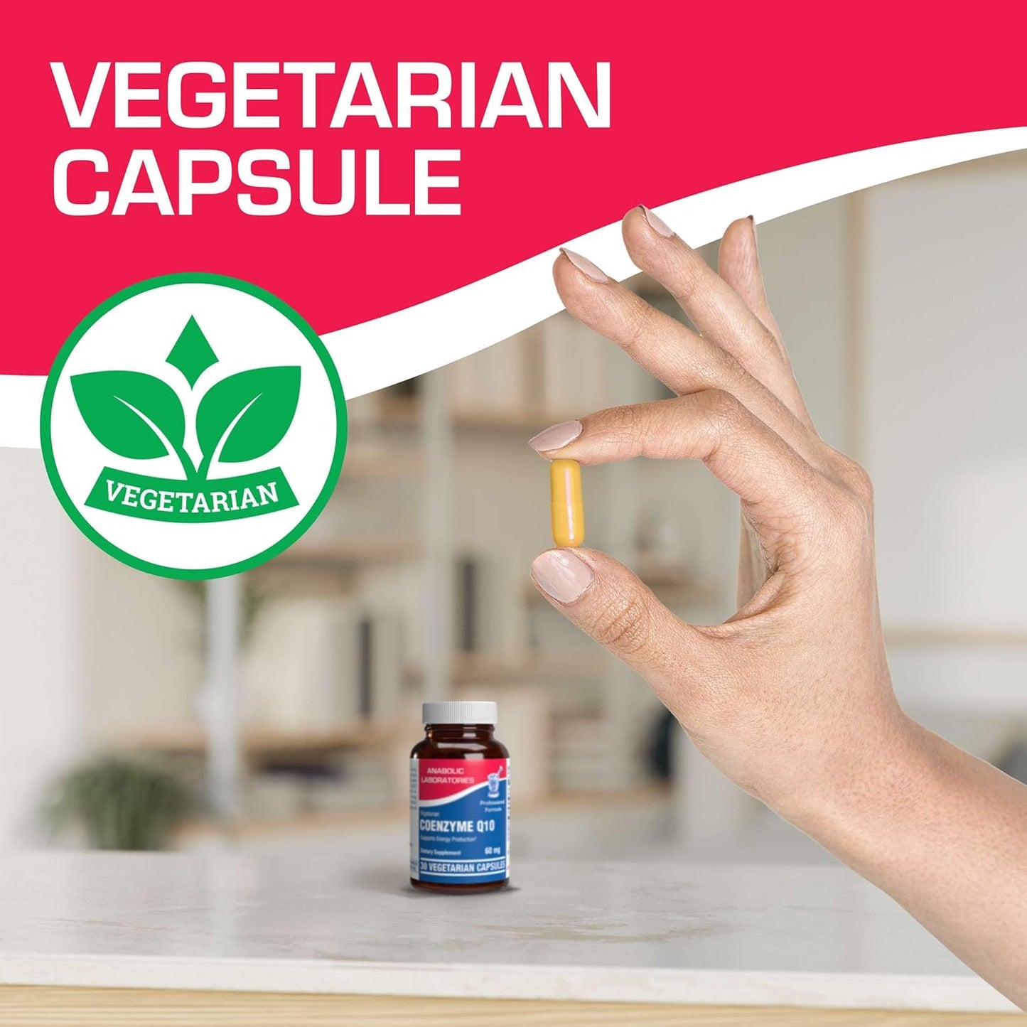 High Absorption CoQ10 Supplement - Clinical Formula Coenzyme Q10 60mg for Skin Heart Energy Antioxidant and Brain Support - Easy to Swallow - Made in The USA in cGMP Facilities - 60 Servings Nirvana Guru