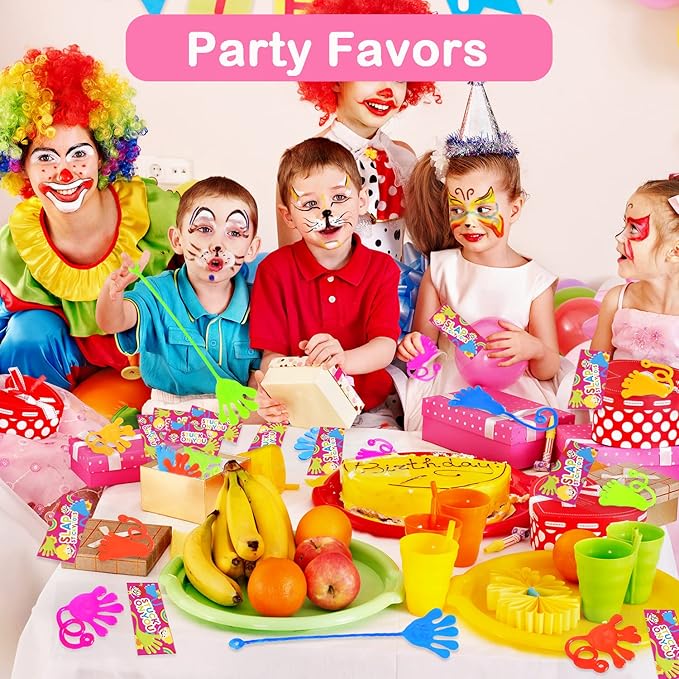 Party Favors Goodie Bag Stuffer Fillers for Kids (30 PCS), Halloween Large Sticky Hands & Feet for Birthday Pinata, Classroom Students Non Candy Treats Prizes Supplies Toy Gift for Toddlers Boys Girls nirvanaguru