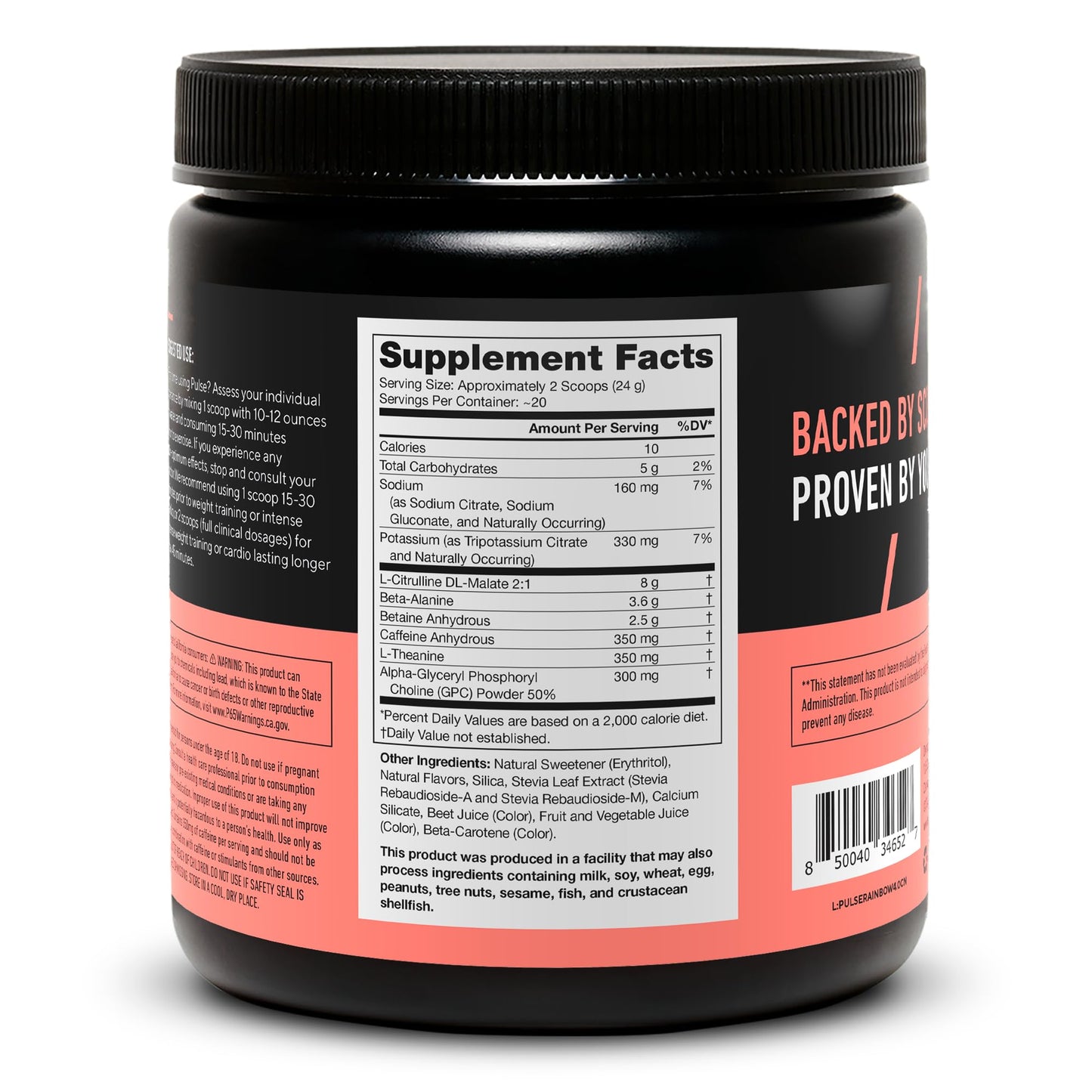 LEGION Pulse Pre Workout Supplement - All Natural Nitric Oxide Preworkout Drink to Boost Energy, Creatine Free, Naturally Sweetened, Beta Alanine, Citrulline, Alpha GPC (Fruit Punch) Nirvana Guru