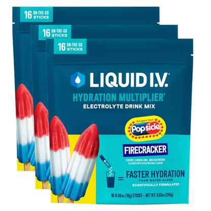 Liquid I.V.® Hydration Multiplier - Passion Fruit | Electrolyte Powder Drink Mix | 3 Pack (48 Servings) - Nirvana Guru