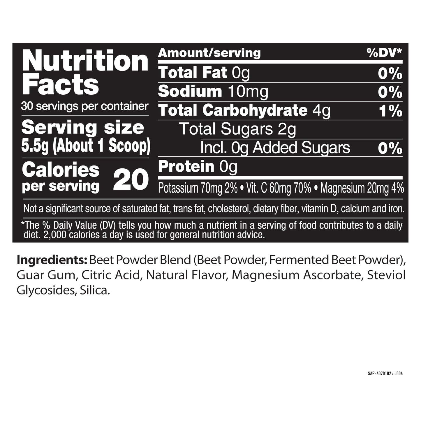 Nature Fuel Power Beets Powder, Delicious Mixed Berry, Concentrated Superfood Supplement, Supports Circulation, Natural Energy & Stamina, Non-GMO, 60 Servings (Packaging May Vary) Nirvana Guru