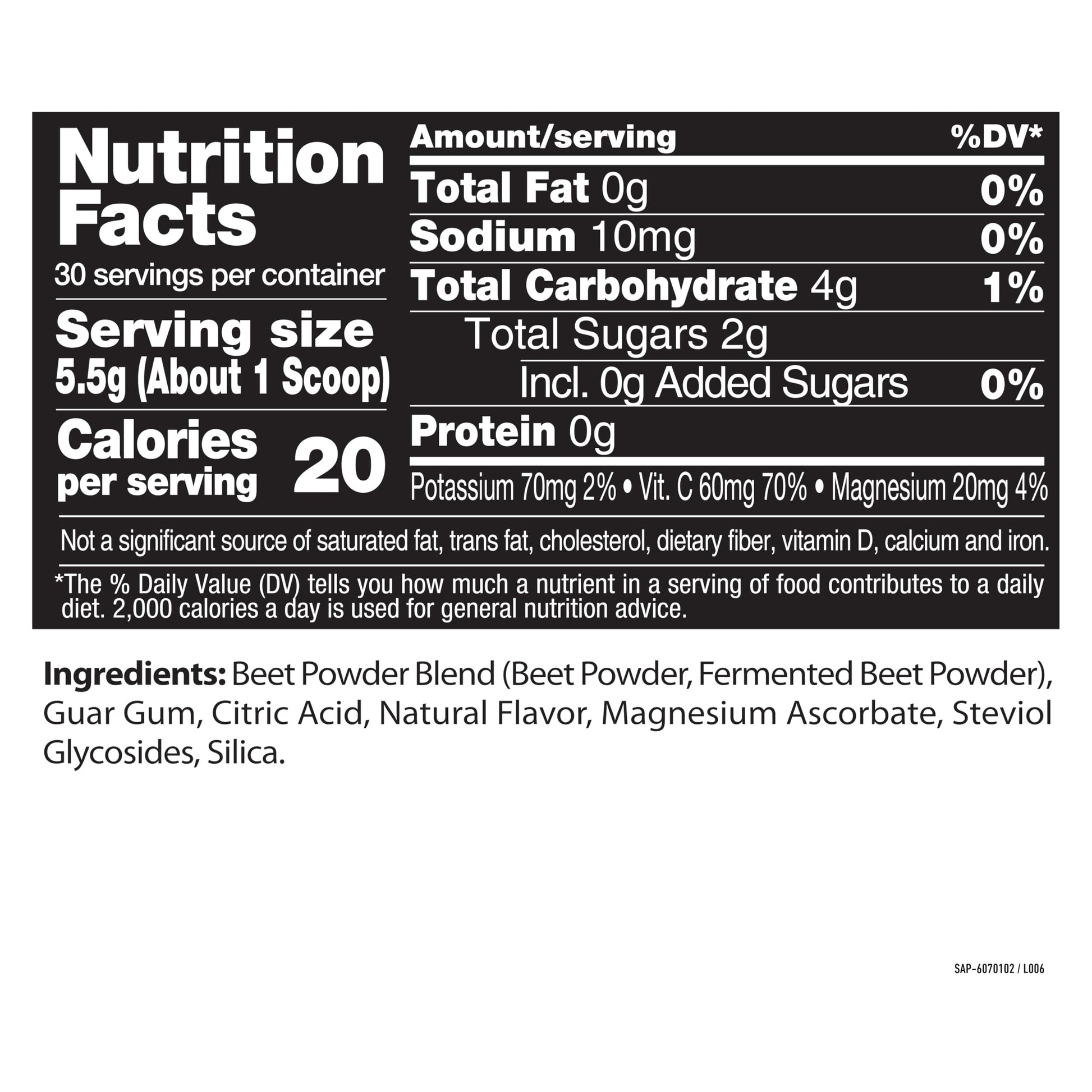Nature Fuel Power Beets Powder, Delicious Mixed Berry, Concentrated Superfood Supplement, Supports Circulation, Natural Energy & Stamina, Non-GMO, 60 Servings (Packaging May Vary) Nirvana Guru