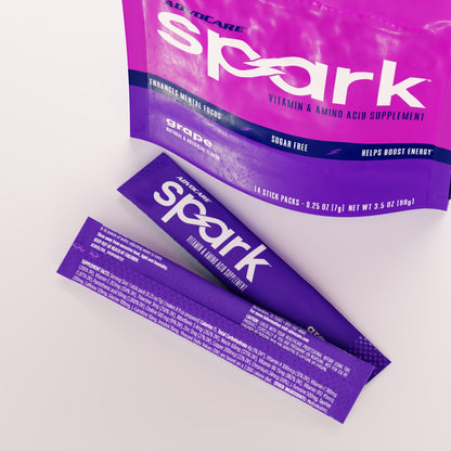 AdvoCare Spark Vitamin & Amino Acid Supplement - Focus & Energy Drink Powder Mix with Vitamin A, B-6, C & E - Also Includes L-Carnitine & L-Tyrosine - Fruit Punch - 10.5 oz Nirvana Guru