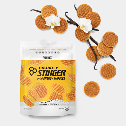 Honey Stinger Organic Honey Waffle Energy Stroopwafel for Exercise, Endurance and Performance Sports Nutrition for Home & Gym, Pre and Post Workout Box of 16 Waffles, 16.96 Ounce (Pack of 16)