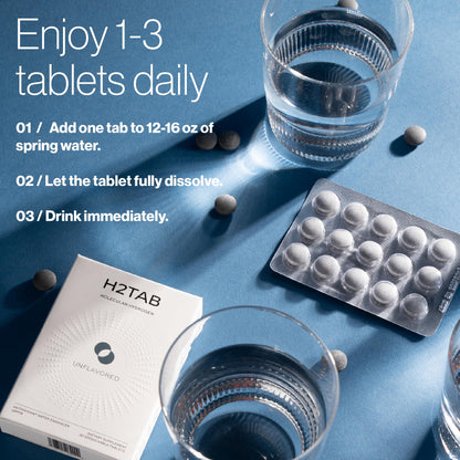 Molecular H2TAB Hydrogen Tablets with Magnesium -12 PPM Hydrogen Tablets for Drinking Water -Rich in Antioxidants, Supports Cellular Health, Recovery & Cognitive Function |30 Count Raspberry Nirvana Guru