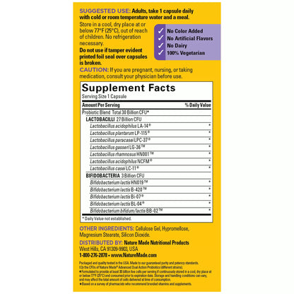Nature Made Ultra Strength 12 Strain Digestive Probiotics, Probiotics for Women and Men, 25 Probiotic Capsules, 25 Day Supply - Nirvana Guru