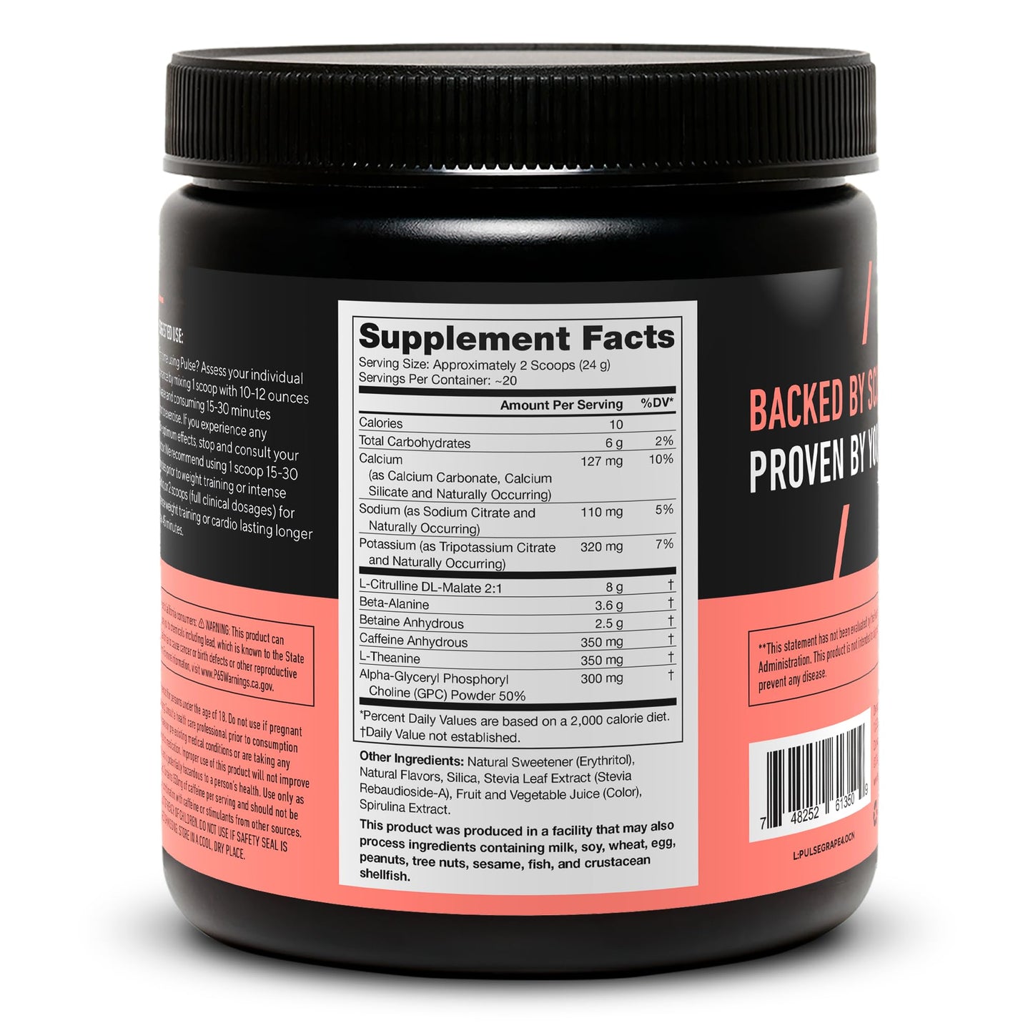 LEGION Pulse Pre Workout Supplement - All Natural Nitric Oxide Preworkout Drink to Boost Energy, Creatine Free, Naturally Sweetened, Beta Alanine, Citrulline, Alpha GPC (Fruit Punch) Nirvana Guru