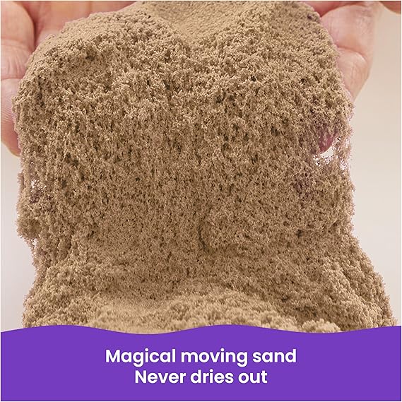 Kinetic Sand, 3.25lbs Beach Play Sand, Moldable Sensory Toys for Kids, Resealable Bag (Packaging May Vary), for Ages 3 and up nirvanaguru