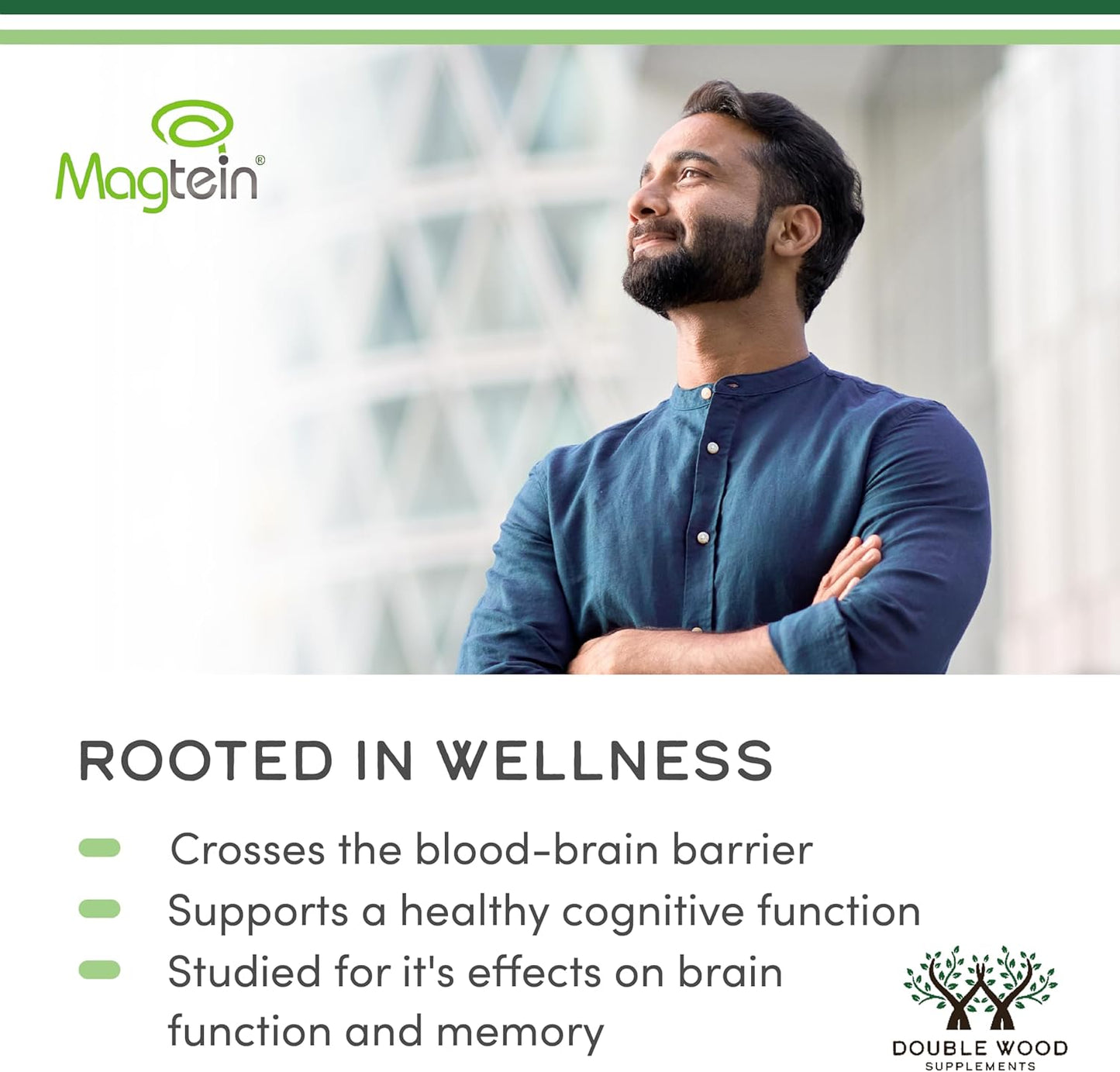 Magnesium L Threonate, Magtein™, Sleep and Cognitive Support – High Absorption – Most Bioavailable Form of Magnesium – 2,000 mg – 120 Capsules Nirvana Guru