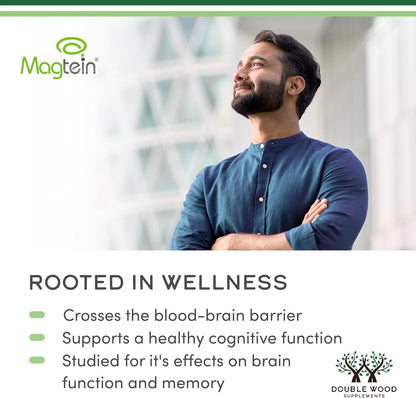 Magnesium L Threonate, Magtein™, Sleep and Cognitive Support – High Absorption – Most Bioavailable Form of Magnesium – 2,000 mg – 120 Capsules Nirvana Guru