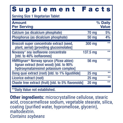 Life Extension Estrogen for Women, Helps Relieve hot Flashes and Night Sweats, Soy isoflavones, Norway Spruce Extract, chasteberry, Hormone-Free, Gluten Free, Non-GMO, Vegetarian, 30 Tablet - Nirvana Guru