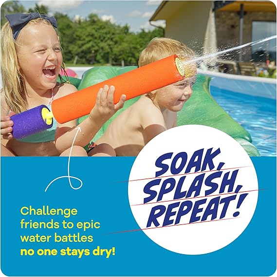 Water Guns For Kids - Outdoor Water Toys - Pool Toys for Kids Ages 4-8, 6-8, 8-10, 8-12 - Squirt Gun Blaster - Pool Games - Backyard Summer Party Activities - Kid Swim Toy for Girls, Boys, Teen - 3 Pk nirvanaguru