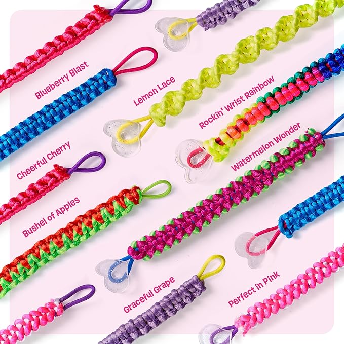 Pretty Me Friendship Bracelet Making Kit for Girls - Crafts for Girl - String Bracelets Maker - Gifts for 8-12 Year Old Kid - Birthday Gift Ideas & Kits Toys Ages 8, 9, 10, 11, 12 - Kids Age 8-12 Olds nirvanaguru