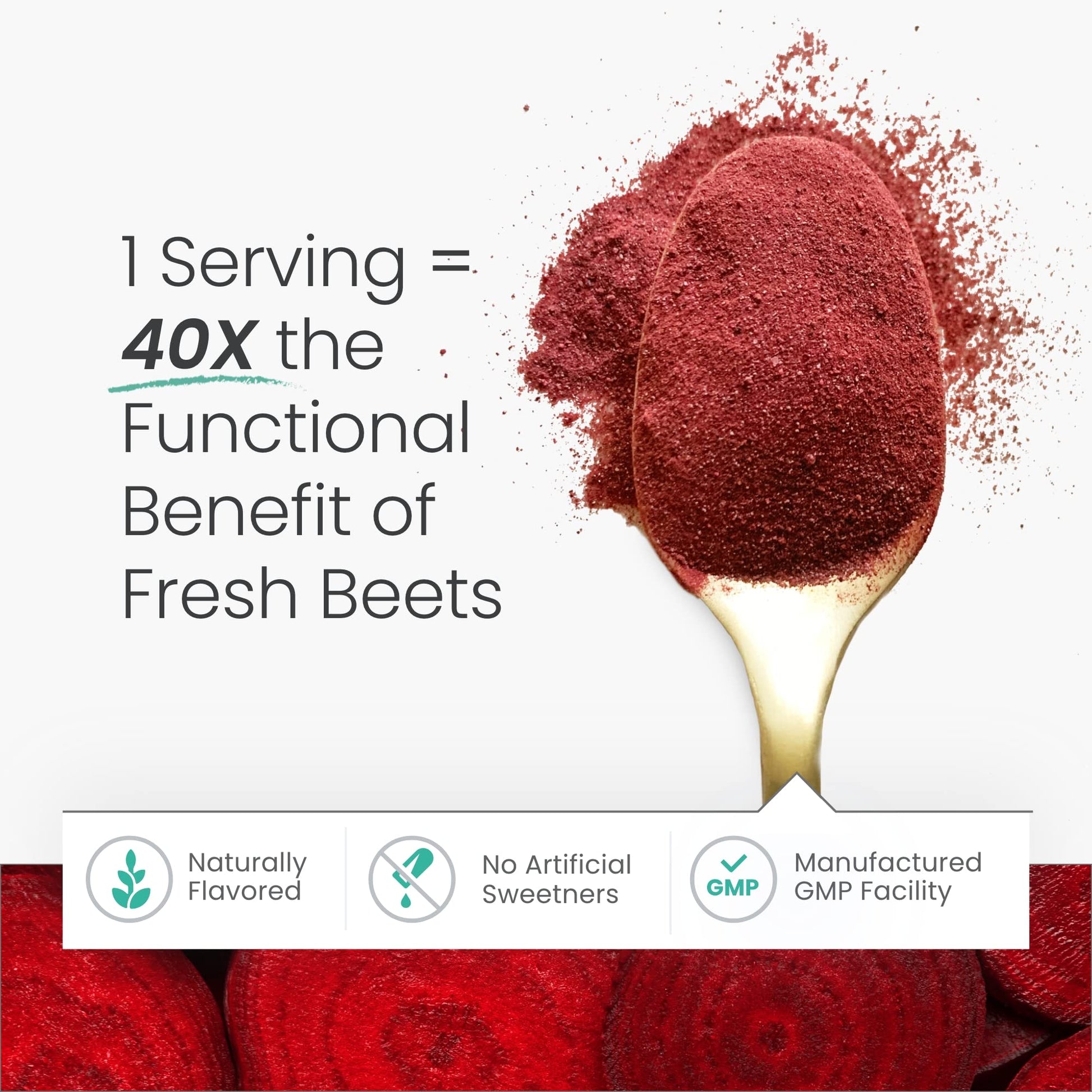 HumanN SuperBeets Beet Root Powder - Non-GMO Beetroot Superfood - Nitric Oxide Supplement for Heart Health, Circulation & Blood Pressure Support - Black Cherry, 30 Servings - Nirvana Guru