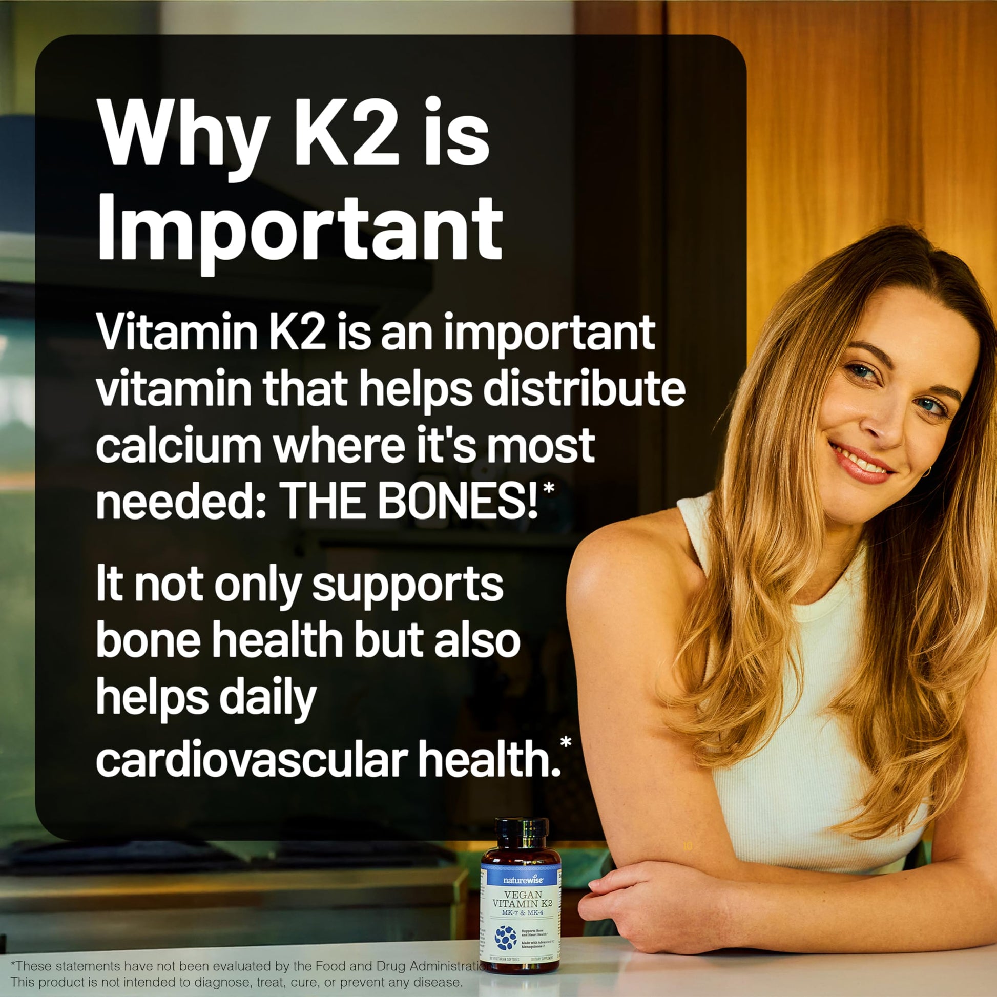 NatureWise Vitamin K2 600mcg Supplement with MK-7 100mcg & MK-4 500mcg - Enhanced Bioavailable Formula - K Complex for Bone and Heart Health - Vegan, Gluten Free, Non-GMO -90 Softgels[3-Month Supply] Nirvana Guru