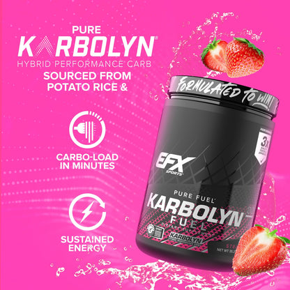 EFX Sports Karbolyn Fuel | Fast-Absorbing Carbohydrate Powder | Carb Load, Sustained Energy, Quick Recovery | Stimulant Free | 39 Servings (Neutral) Nirvana Guru