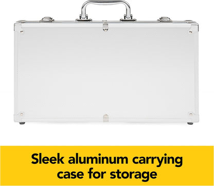 Spin Master Games, Cardinal Classics, 300-Piece Poker Set with Aluminum Carrying Case & Professional Weight Chips & Poker Dice, for Ages 8+ Nirvana Guru