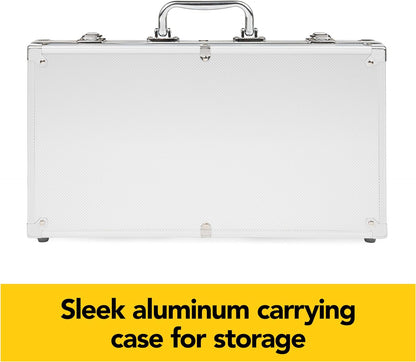 Spin Master Games, Cardinal Classics, 300-Piece Poker Set with Aluminum Carrying Case & Professional Weight Chips & Poker Dice, for Ages 8+ Nirvana Guru