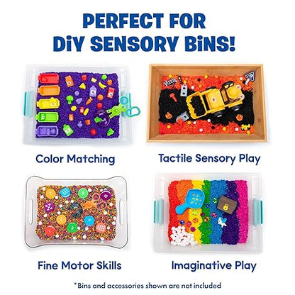 Educational Insights Pluffle® Mini 8-Pack - Sensory Bin Foam Set, No Mess Alternative to Sand Toys & Slime for Toddlers, Fun Sensory Table Filler for Home or Classroom, Gift for Kids Ages 3+ nirvanaguru