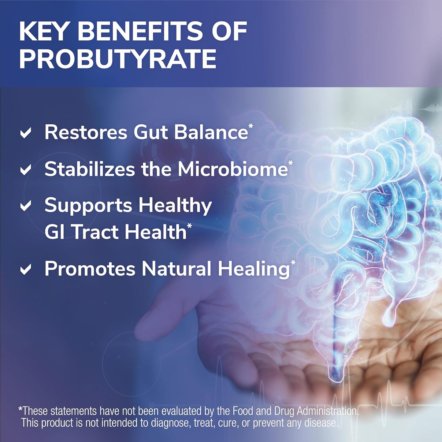 Tesseract Medical Research ProButyrate Gut Health Supplement, Butyric Acid Complex, Gastrointestinal Support Supplement, Helps Restore Balance to Stabilize Gut Microbiome, 600mg, 120 Capsules Nirvana Guru