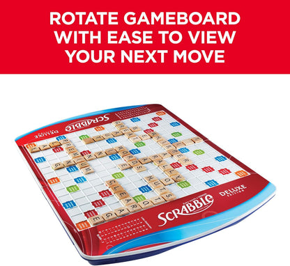 Hasbro Gaming Scrabble Deluxe Edition Board Game, (Amazon Exclusive) Nirvana Guru