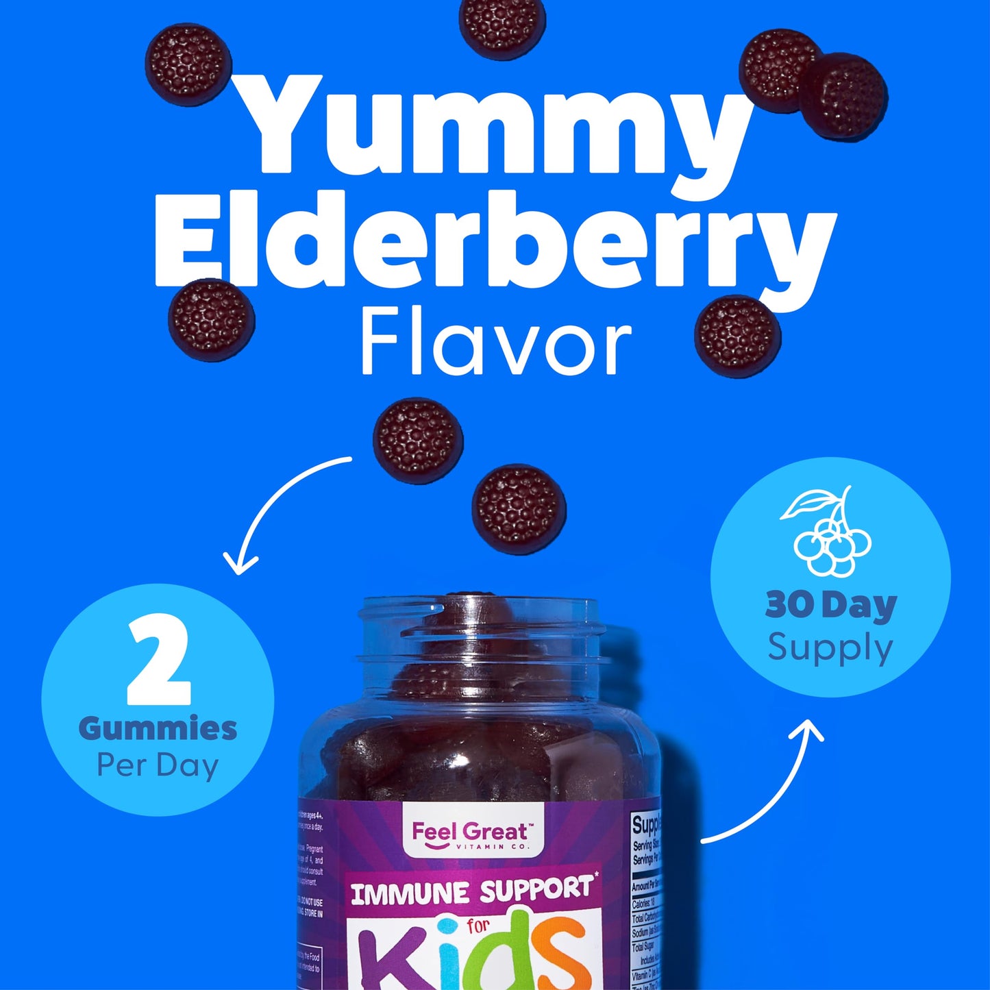 Feel Great Vitamin Co. Complete DHA Gummies for Kids | with Omega 3 6 9 + DHA, Vitamin C | Supports Healthy Brain Function, Vision & Heart Health | Gluten Free, Vegetarian | 60 Gummies Nirvana Guru