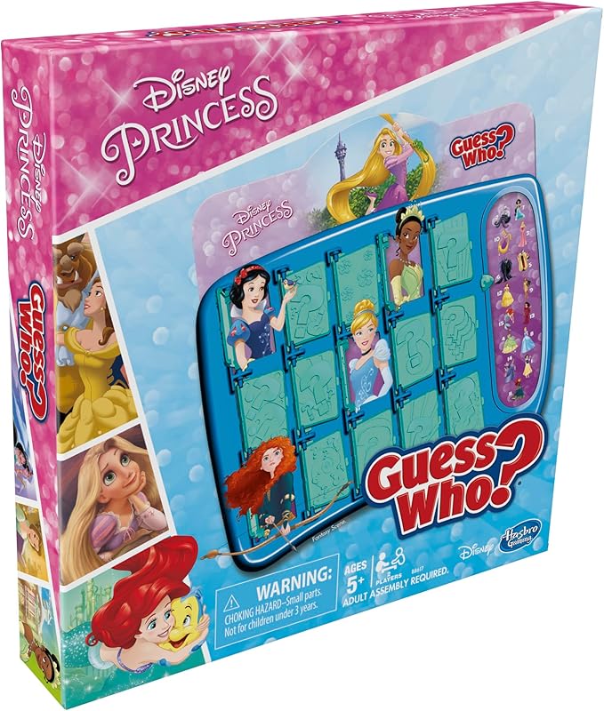 Hasbro Gaming Guess Who? Disney Princess Edition Kids Board Game, Fun Game for Families and Kids Ages 5 and Up, Preschool Games (Amazon Exclusive) nirvanaguru