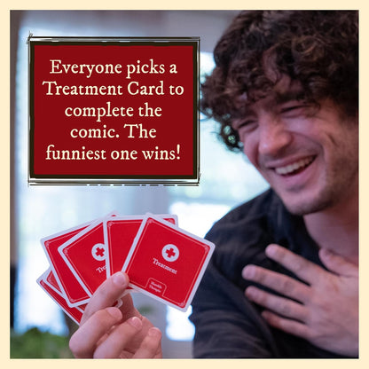 Horrible Therapist: Extra Horrible Edition by Exploding Kittens - A Card Game for 3-8 Players, Ages 17+ - Adult Party Game for Family Night Nirvana Guru