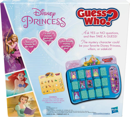 Hasbro Gaming Guess Who? Disney Princess Edition Kids Board Game, Fun Game for Families and Kids Ages 5 and Up, Preschool Games (Amazon Exclusive) nirvanaguru