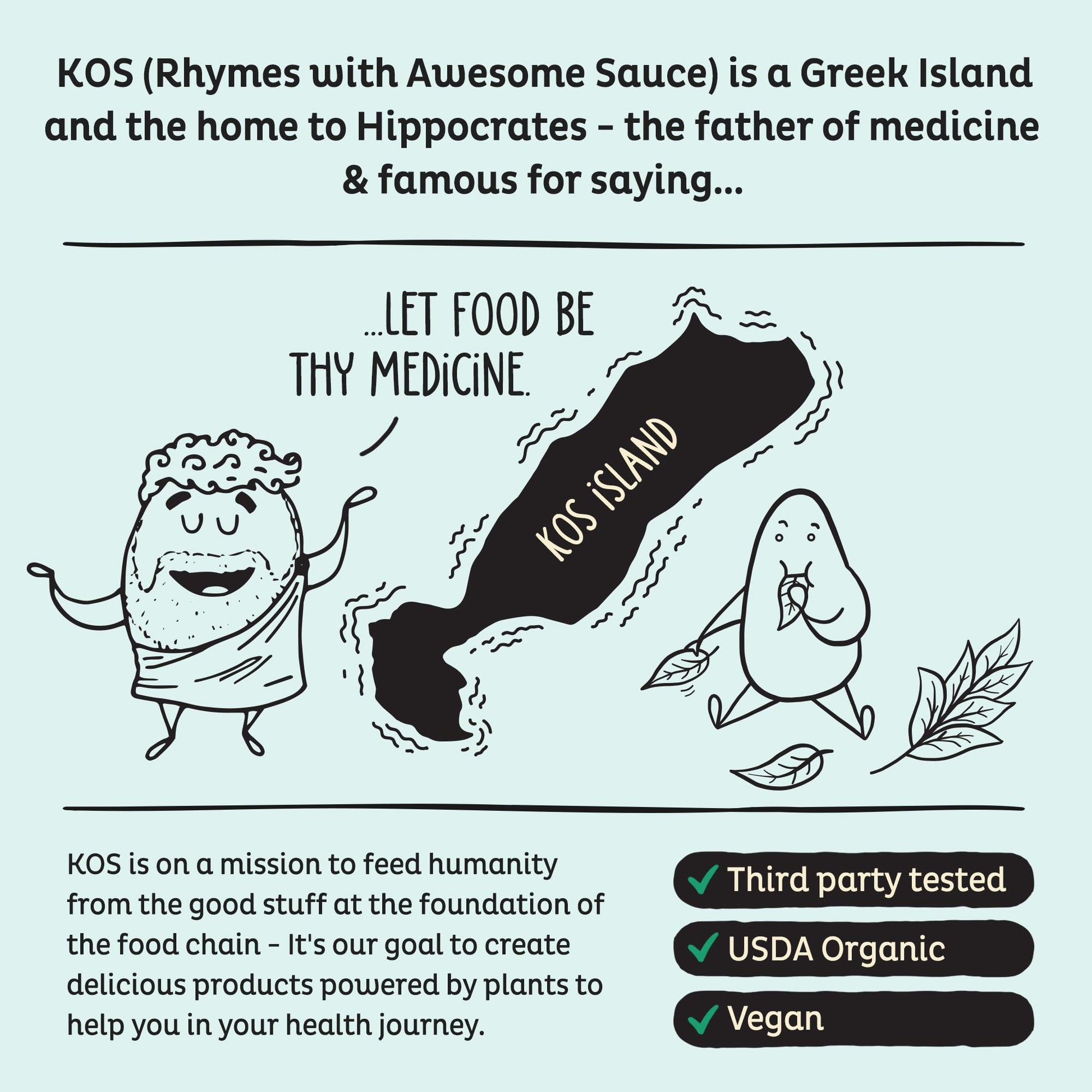 KOS Vegan Protein Powder Erythritol Free, Vanilla USDA Organic - Pea Protein Blend, Plant Based Superfood Rich in Vitamins & Minerals - Keto, Dairy Free - Meal Replacement for Women & Men, 28 Servings - Nirvana Guru