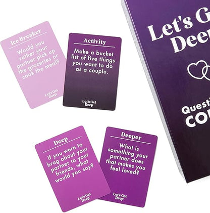 WHAT DO YOU MEME? Let's Get Deep - Conversation Cards for Couples, Love Language Card Game nirvanaguru