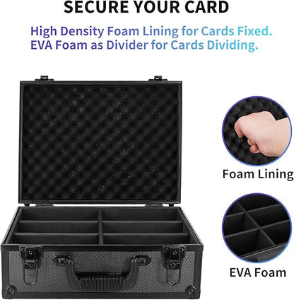 Toploader Storage Box for 3" x 4" 35pt Rigid Card, Top Loader Card Storage Hard Case, Sports Card Storage Boxes for Trading Cards, Top Loaders Holder (Holds 600+ Toploaders) Nirvana Guru
