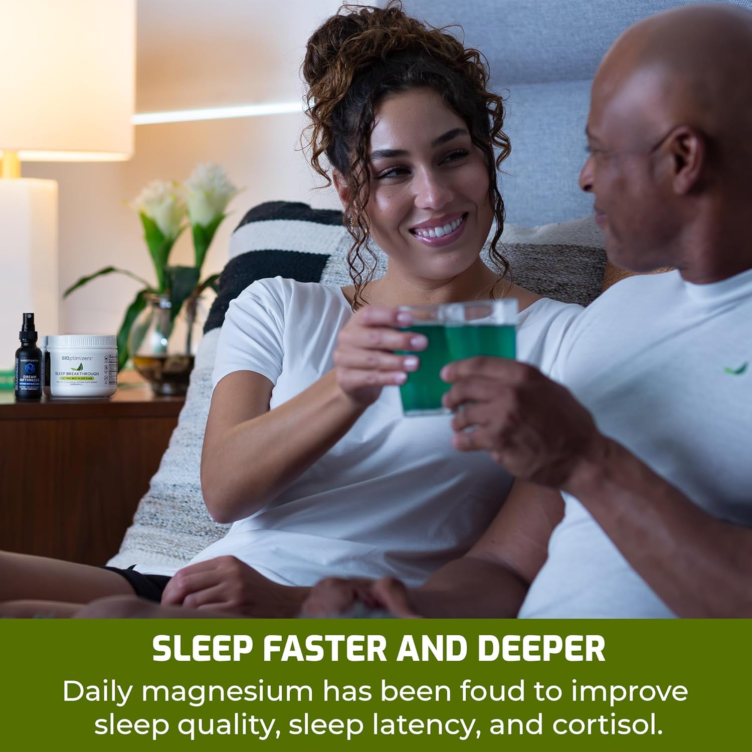 BIOptimizers Sleep Breakthrough Powder – Tropical Dreams & Blueberry Bundle – Natural Sleep Support Supplement – 405g Total Nirvana Guru