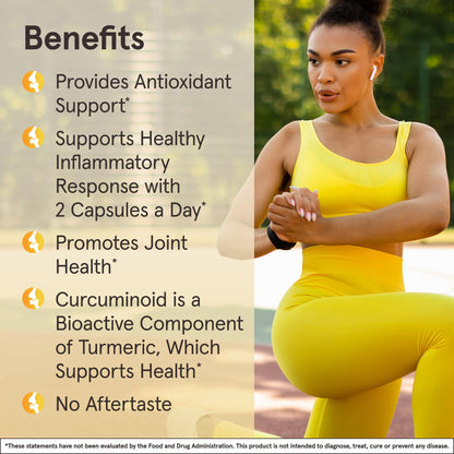 Jarrow Formulas Turmeric Curcumin Supplement - Curcumin 95, Turmeric Supplements, 500 mg for Antioxidant & Joint Support, 120 Capsules - Nirvana Guru